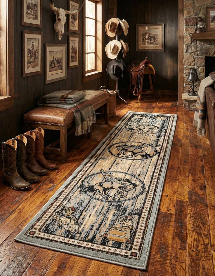 Detail image of 2' x 8' Pioneer Runner Rug