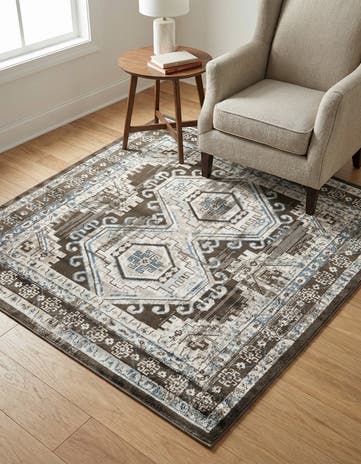 5' 3 x 5' 3 Charlotte Square Rug