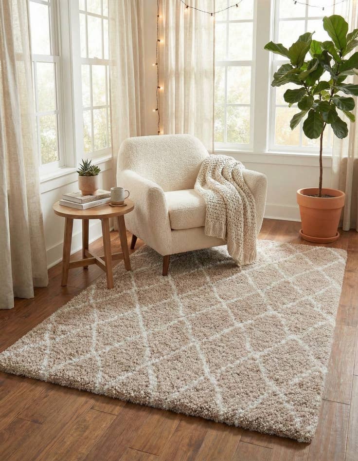 Detail image of 4' x 6' Marrakesh Shag Rug