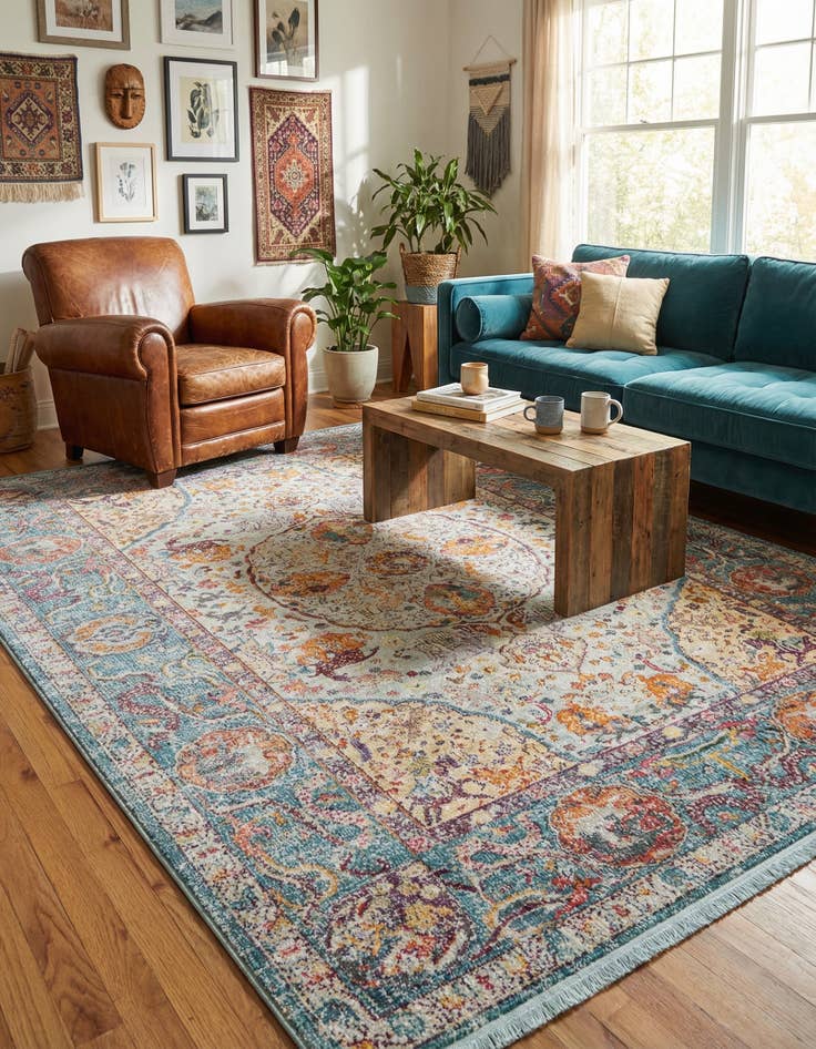 Detail image of 9' x 12' Santiago Rug