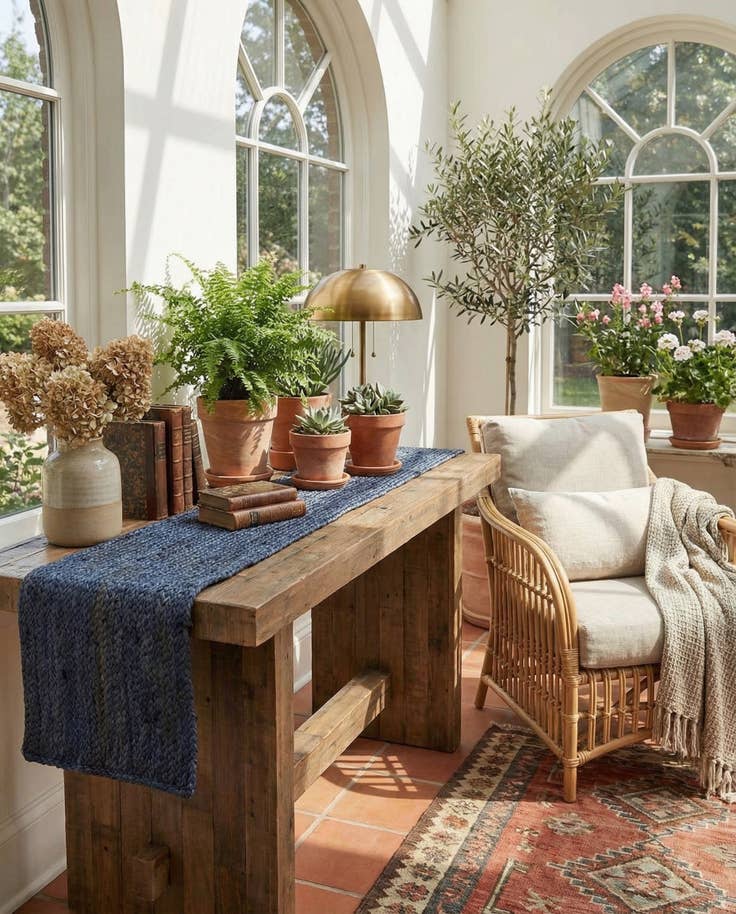 Detail image of 1' 2 x 5' 1 Handmade Braided Jute Table Runner Rug