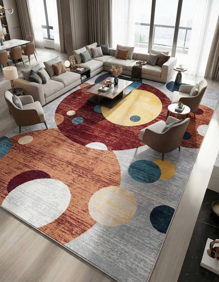 Detail image of 10' x 14' 1 Kamala Washable Rug