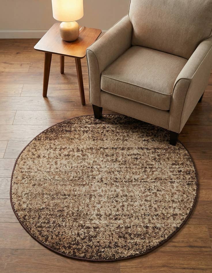 Detail image of 3' x 3' Equinox Round Rug
