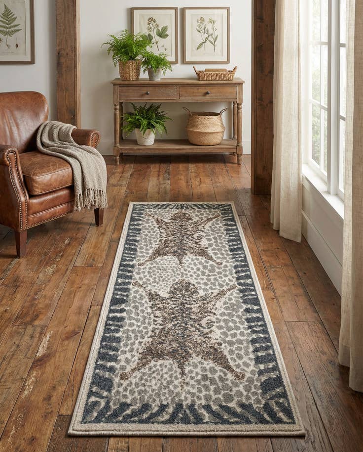 Detail image of 60cm x 155cm Safari Runner Rug