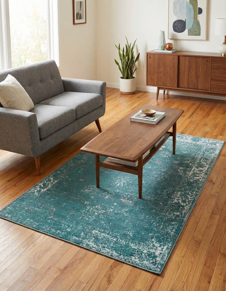 Detail image of 5' 3 x 8' Monte Carlo Rug With Pad Bundle