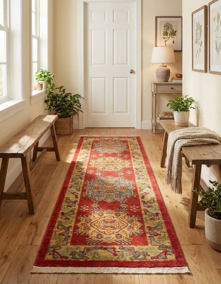 Detail image of 2' x 6' Sara Runner Rug