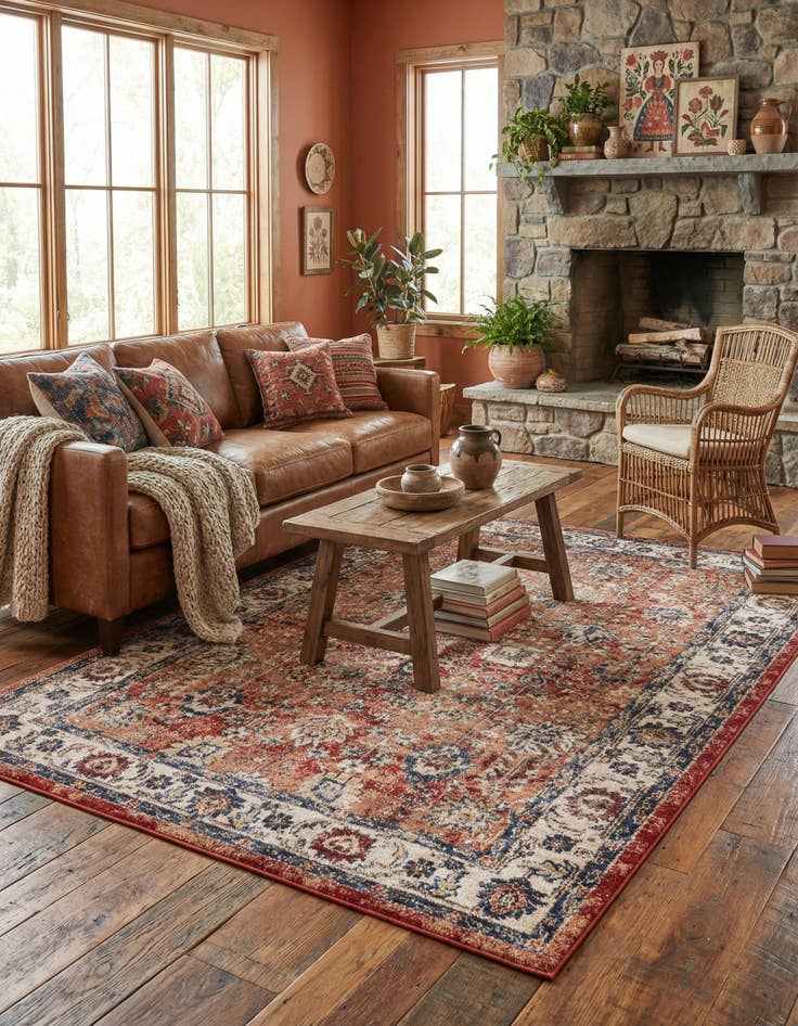 Detail image of 5' x 8' Arcadia Rug