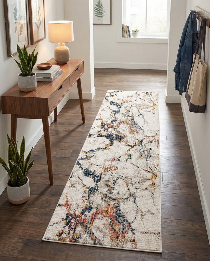 Detail image of 2' 2 x 7' 3 Gemstone Runner Rug