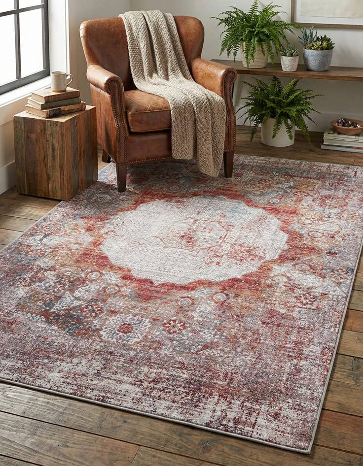 Detail image of 4' x 6' Washable Yara Rug