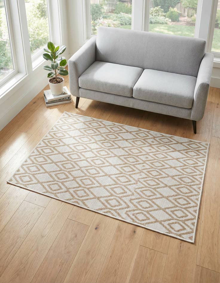 Detail image of 3' x 5' 3  Washable Jill Zarin Turks and Caicos Indoor / Outdoor Rug