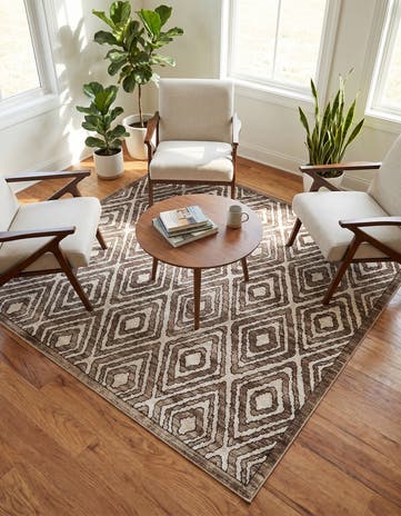 6' x 6' Hermitage Square Rug