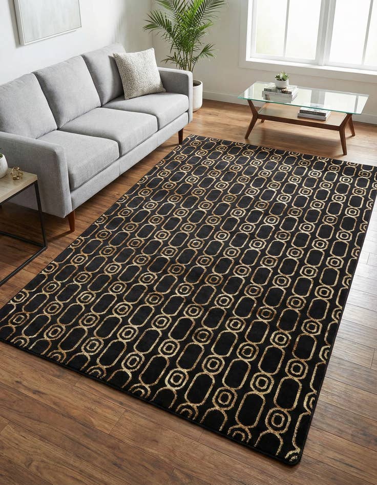 Detail image of 6' x 9' Vogue Geo Rug