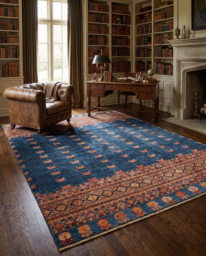 8' 4 x 10' 6 Hand Knotted Kazak Rug