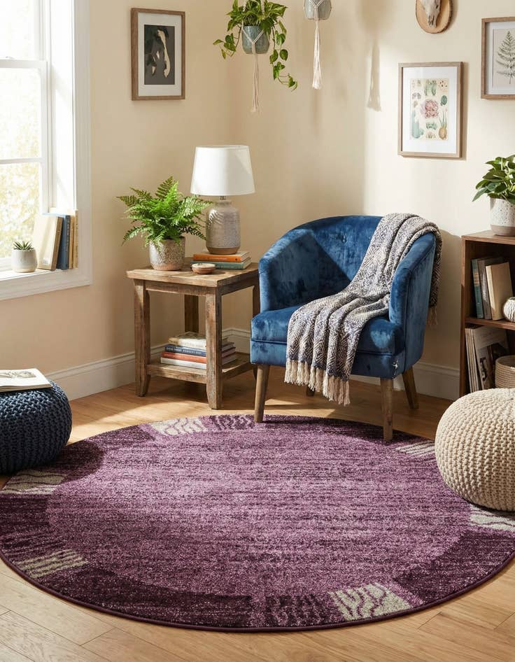 Detail image of 4' x 4' Loft Round Rug