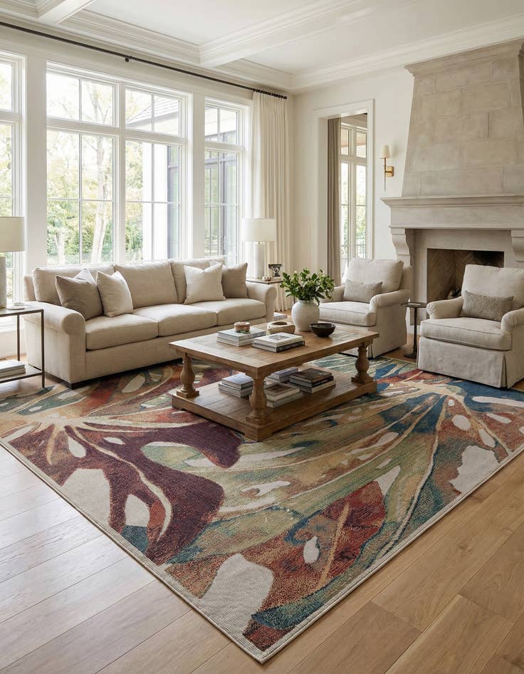 Detail image of 10' x 13' Washable Baja Indoor / Outdoor Rug