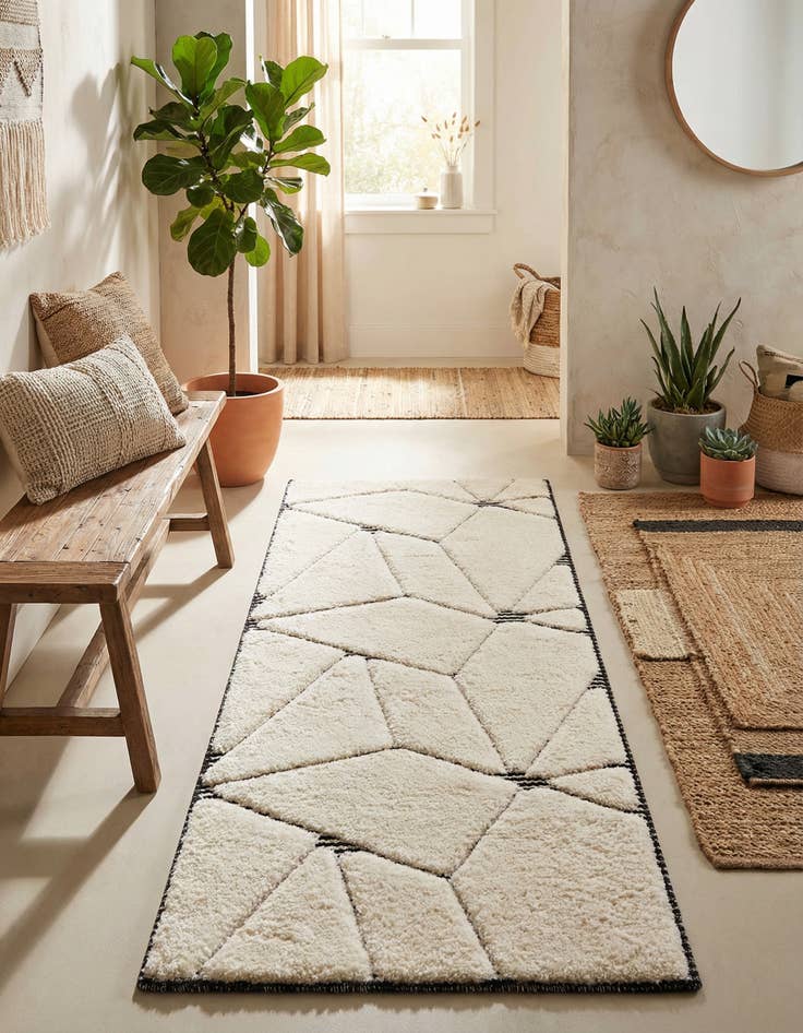 Detail image of 2' x 5' Prismatic Runner Rug