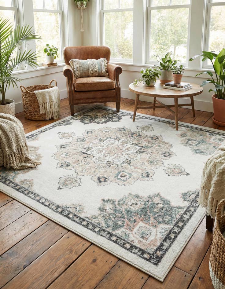 Detail image of 7' 10 x 7' 10 Parker Square Rug