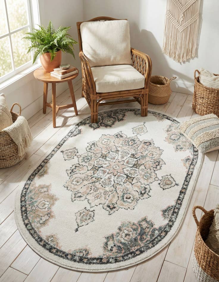 Detail image of 4' x 6' Parker Oval Rug