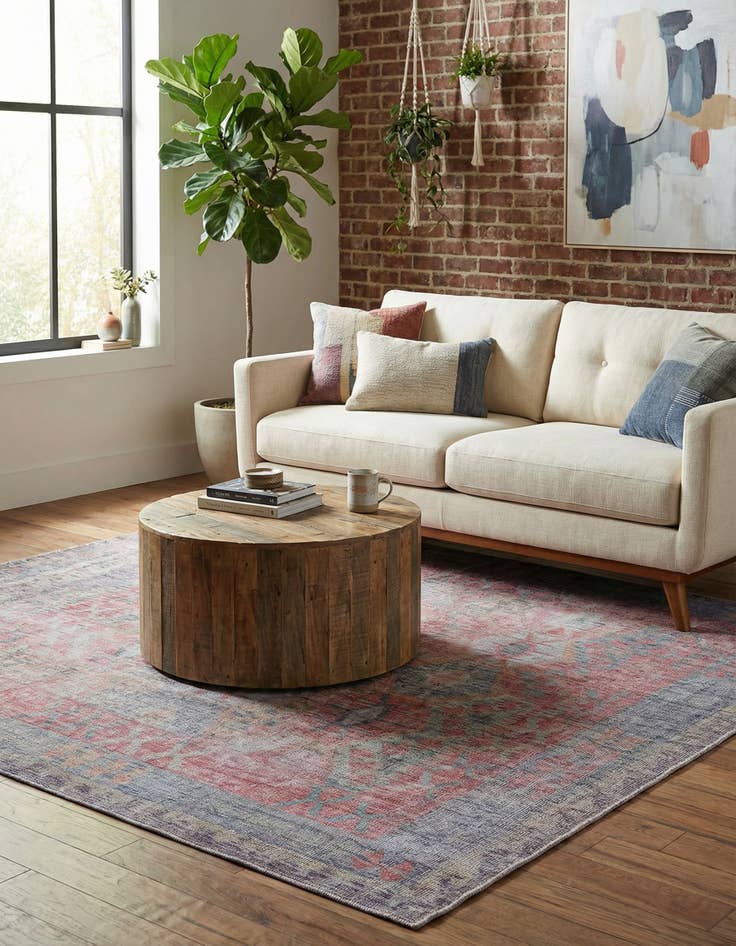 Detail image of 7' 10 x 7' 10 Washable Sisu Square Rug