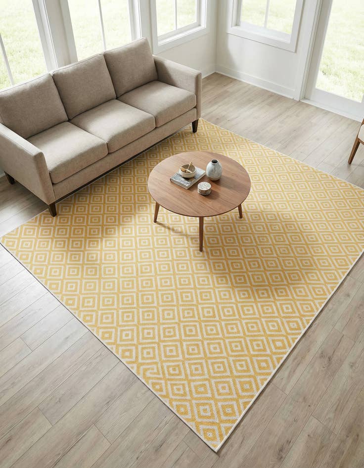 Detail image of 7' 10 x 7' 10 Washable Jill Zarin Costa Rica Indoor / Outdoor Square Rug