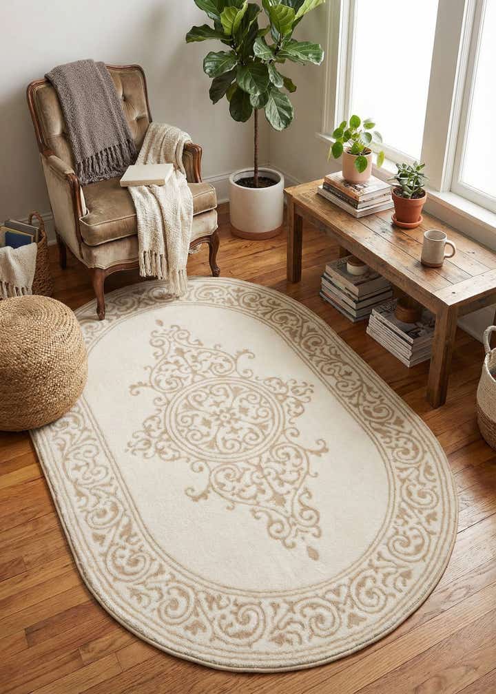4' x 6' Hermitage Oval Rug