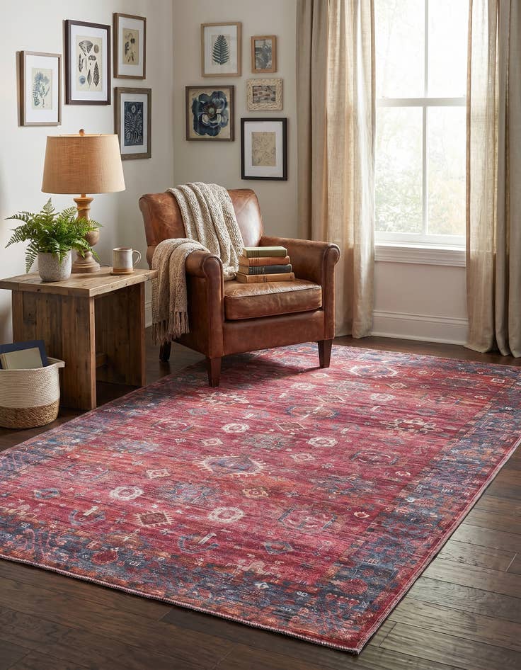 Detail image of 4' x 6' Washable Maahru Rug
