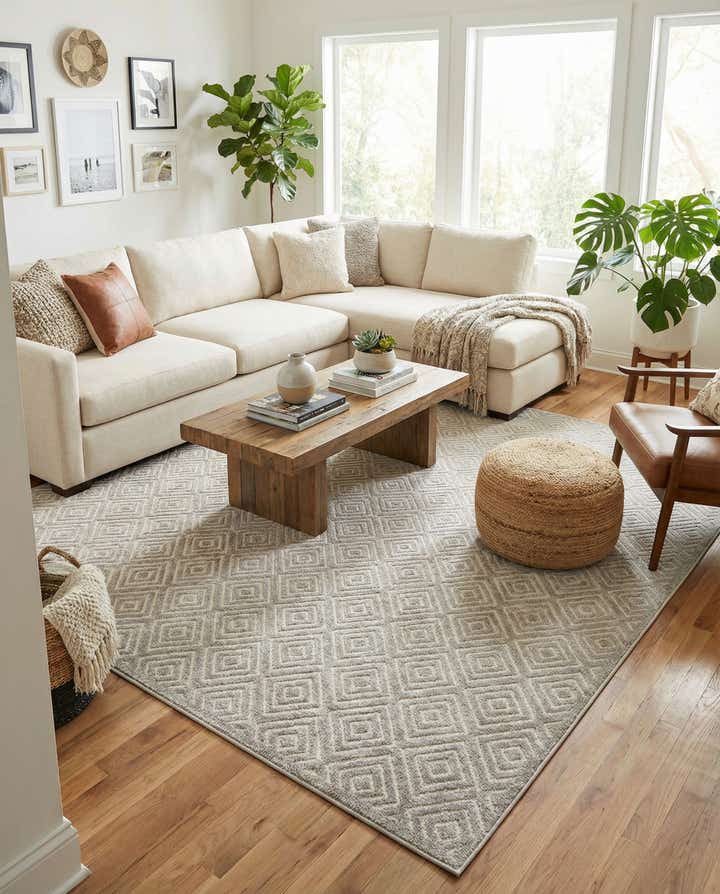 10' x 10' Easy-Clean Sabrina Soto Indoor / Outdoor Square Rug