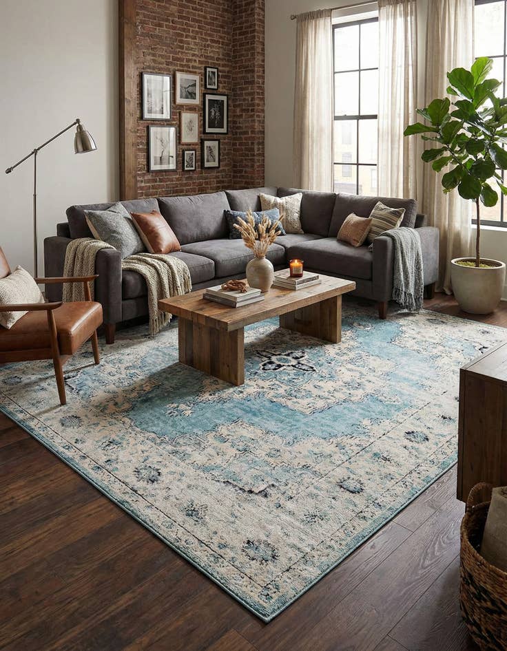 Detail image of 9' x 12' 2 Amulet Rug