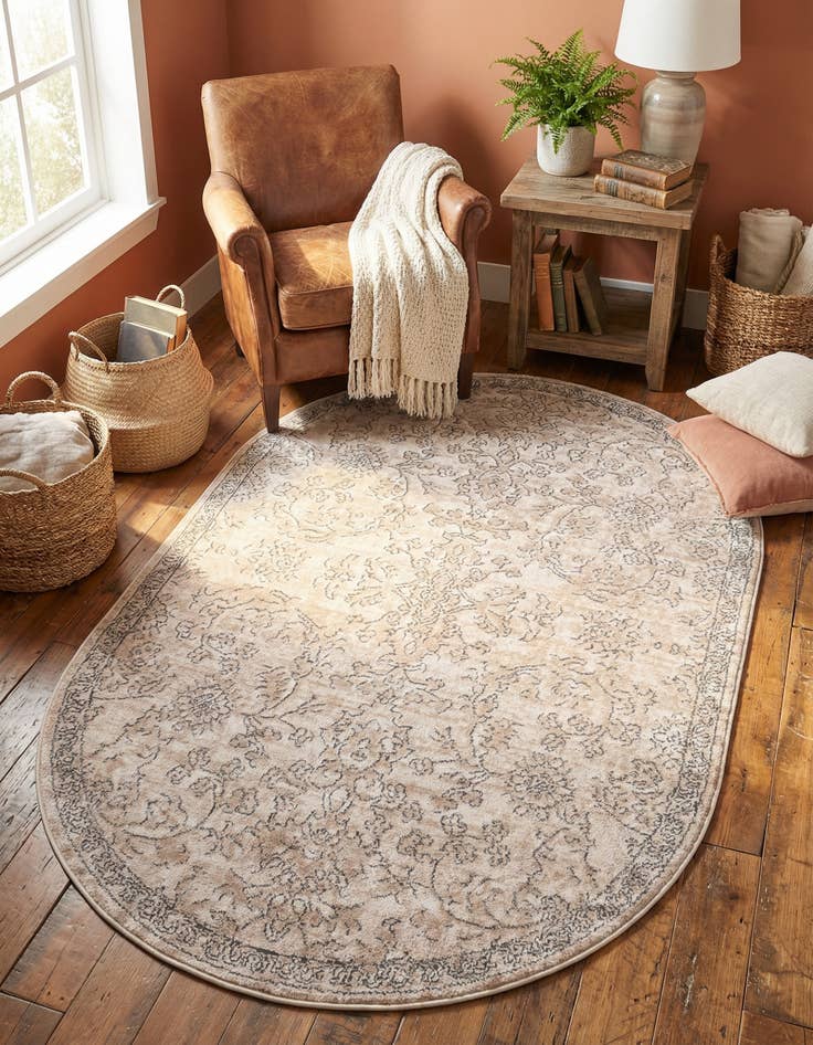 Detail image of 4' x 6' Oregon Oval Rug