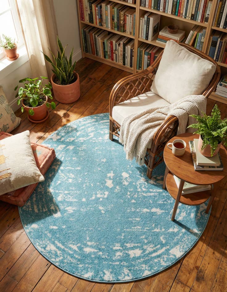 Detail image of 4' x 4' Lennon Round Rug