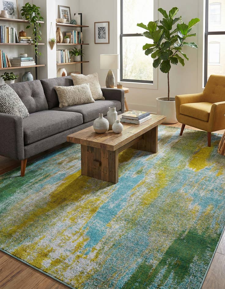 Detail image of 9' x 12' 2 Washable Sevilla Rug