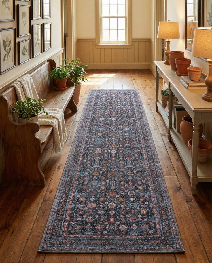 Detail image of 2' 7 x 10' Yara Runner Rug