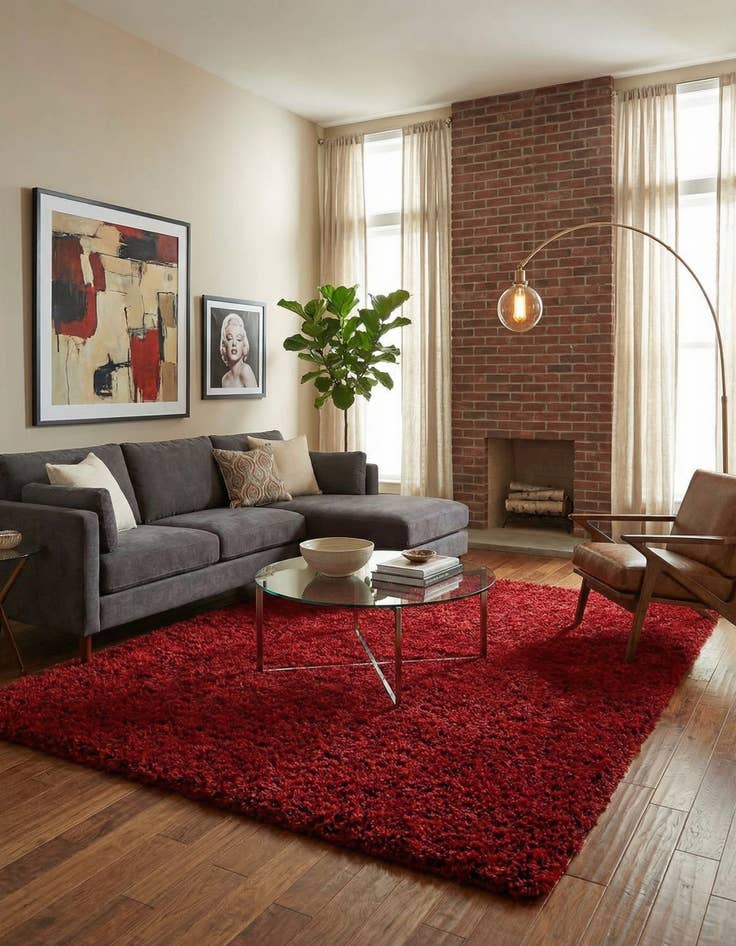 Detail image of 8' x 10' Marilyn Monroe&trade; Shag Rug