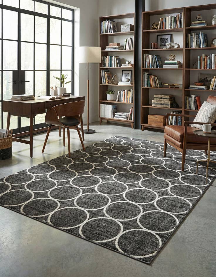 Detail image of 7' 10 x 11' Lattice Trellis Rug