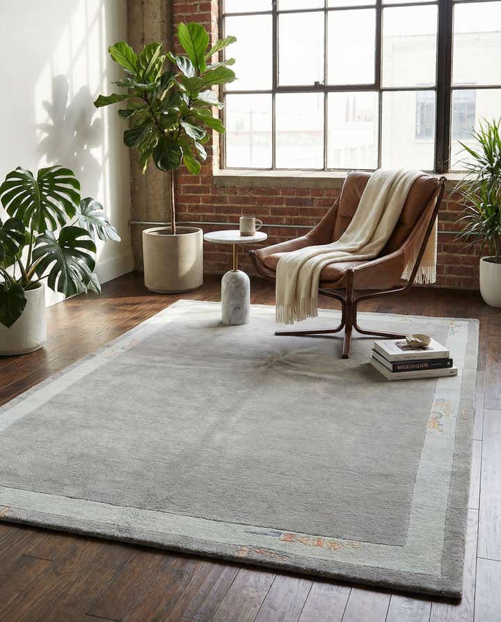 4' 8 x 6' 7 Hand Knotted Nepal Wool Rug