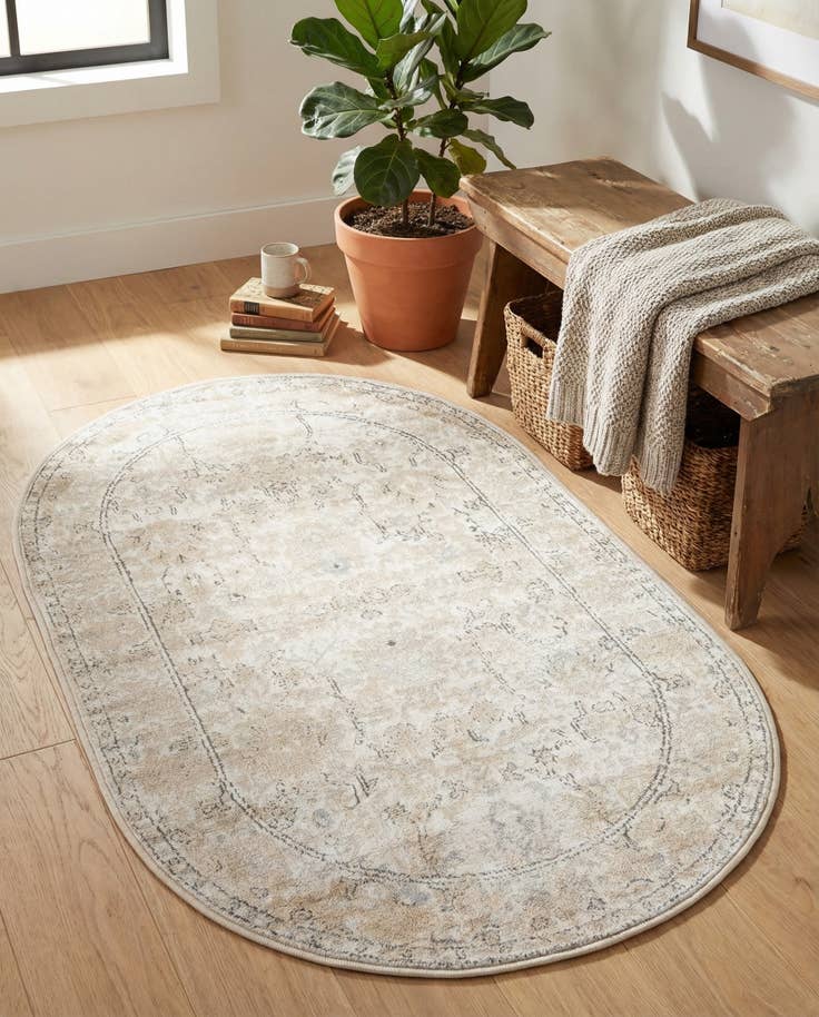 Detail image of 3' 1 x 5' 3 Oregon Oval Rug