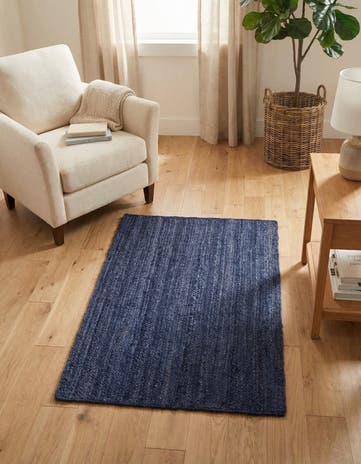 3' 3 x 5' 1 Handmade Braided Jute Rug