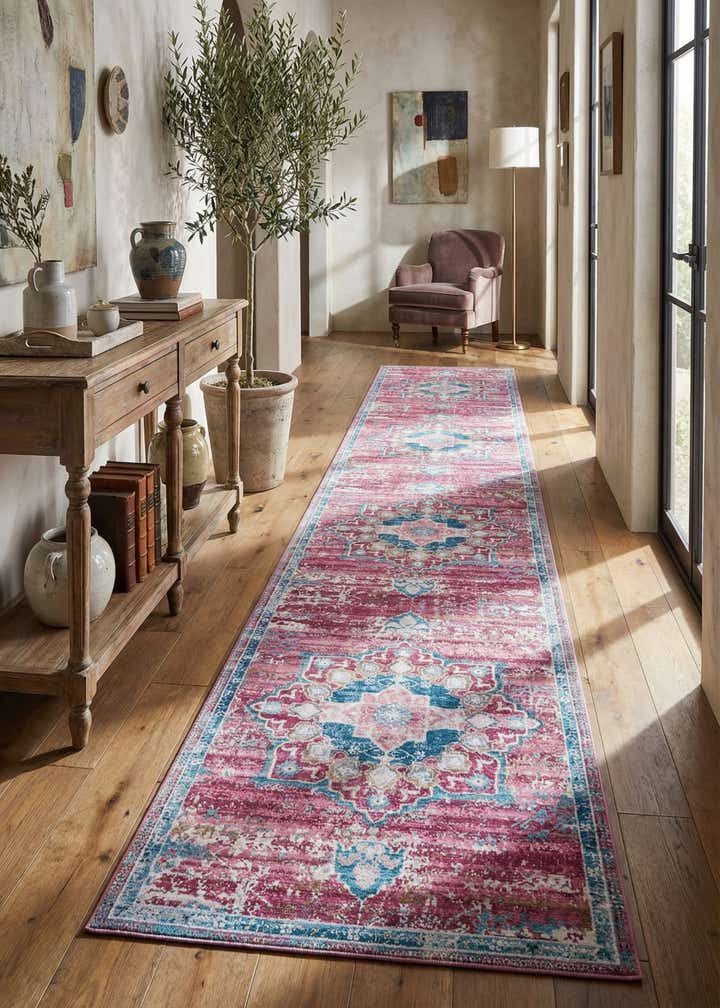 2' x 13' Washable Renaissance Runner Rug
