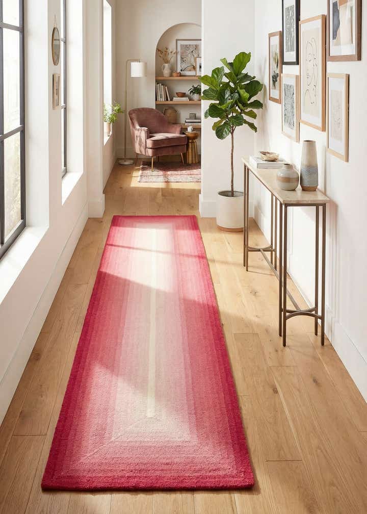 2' 7 x 12' Ombre Wool Runner Rug