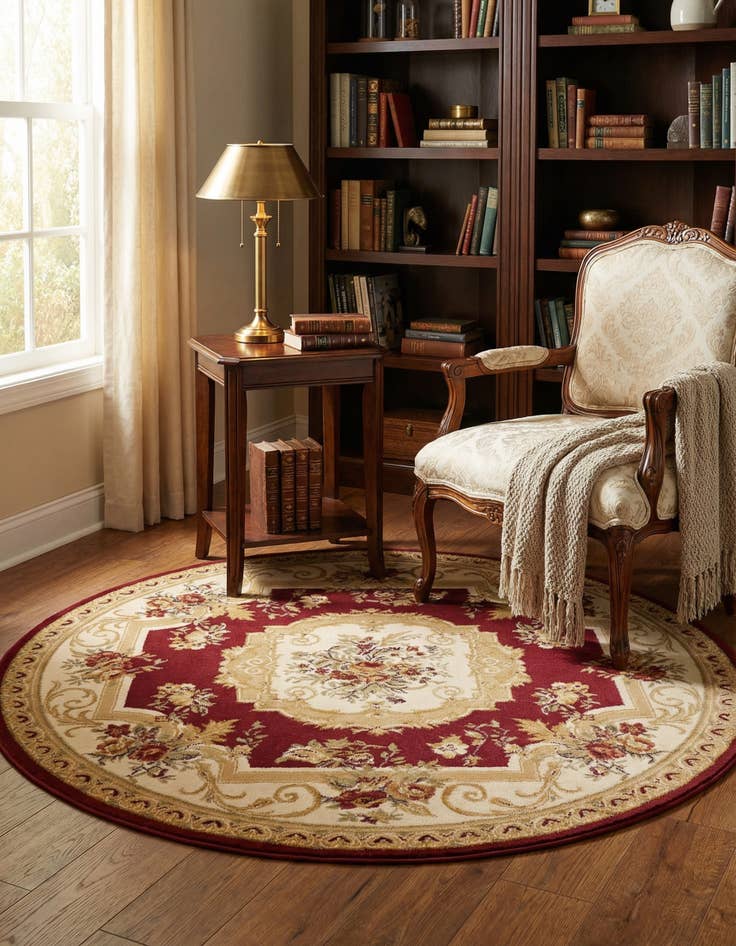 Detail image of 6' x 6' Chateau Round Rug