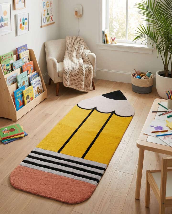 2' x 5' 11 Playtime Kids Wool Freeform Rug