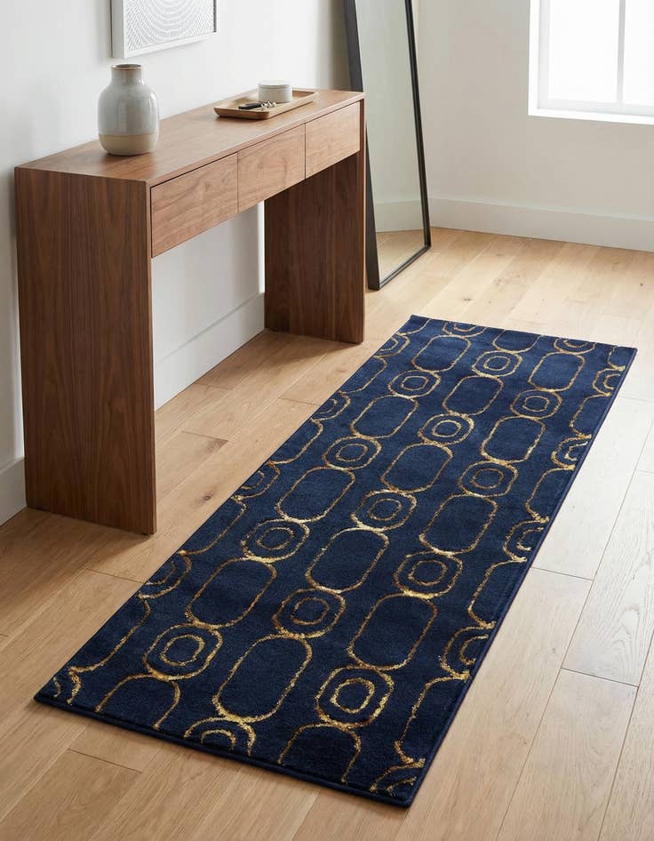 Detail image of 2' x 5' Vogue Geo Runner Rug
