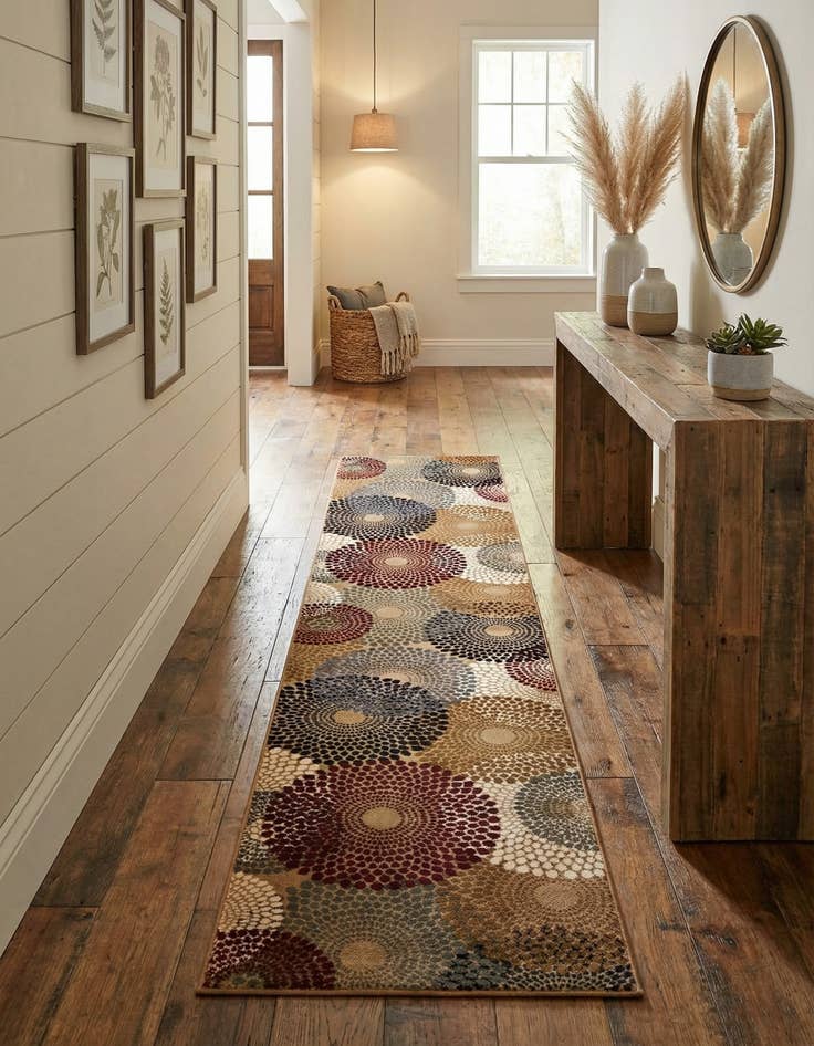 Detail image of 2' 7 x 12' Coffee Shop Runner Rug