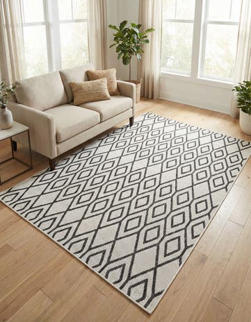 5' 3 x 8' Easy-Clean Jill Zarin Turks and Caicos Indoor / Outdoor Rug