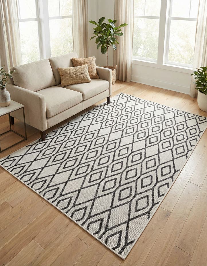 5' 3 x 8' Easy-Clean Jill Zarin Turks and Ca...