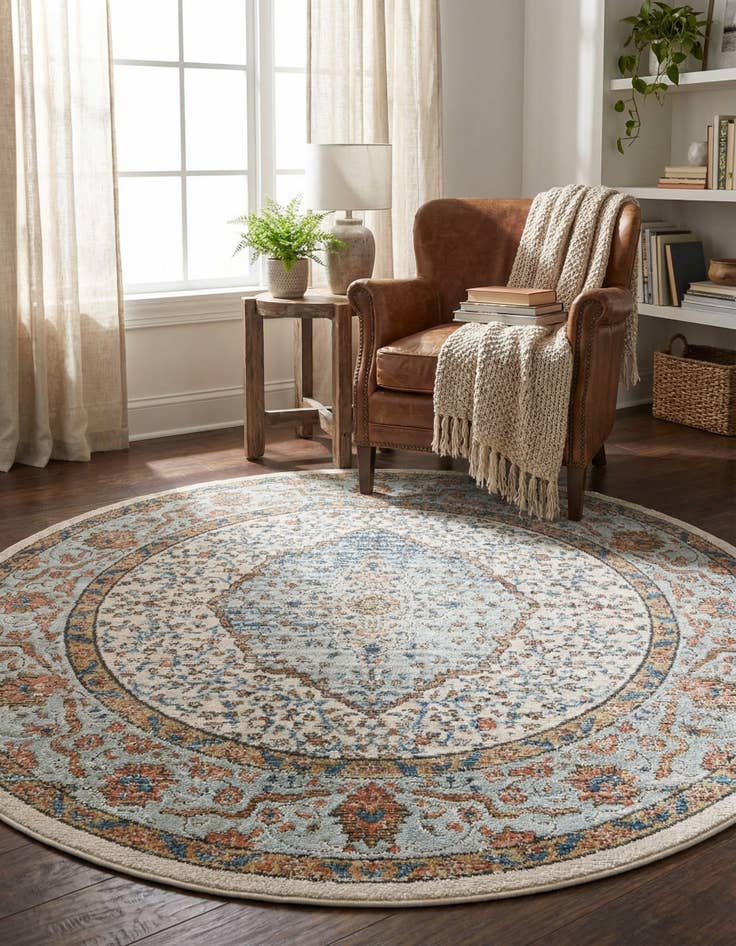 Detail image of  6' x 6' Nyla Round Rug