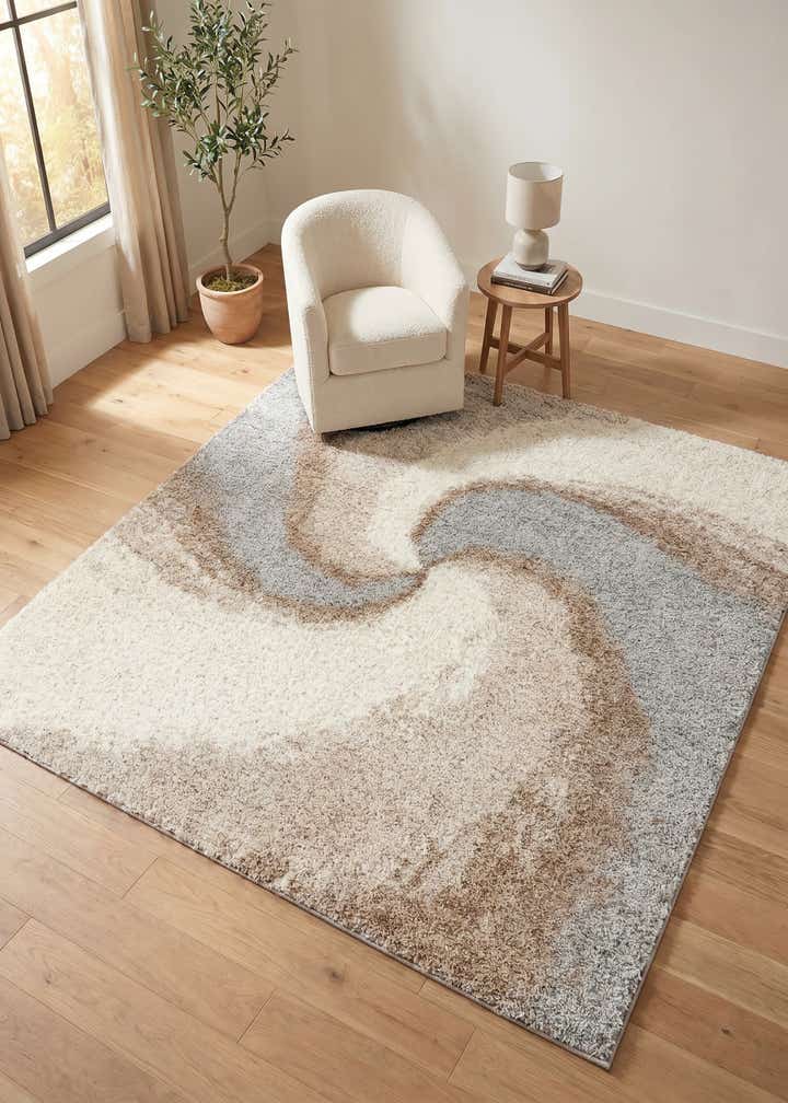 7' 10 x 7' 10 Soft Touch Shag Square Rug