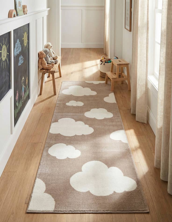 Detail image of 2' x 6' Whimsy Kids Runner Rug