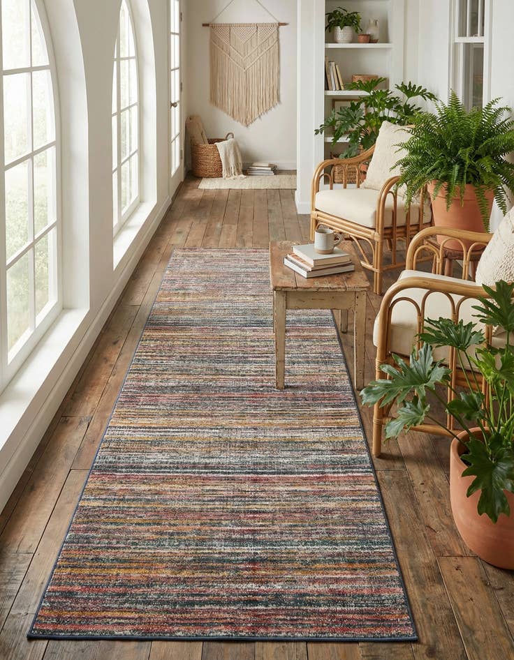 Detail image of 6' 3 x 16' Gemstone Runner Rug