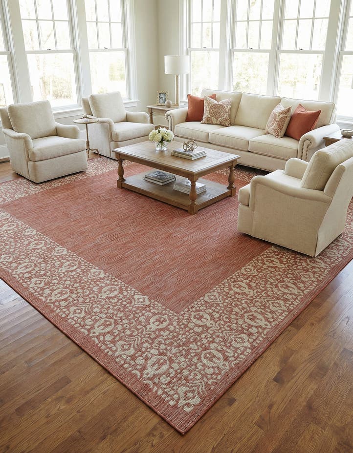 13' x 13' Easy-Clean Border Indoor / Outdoor...